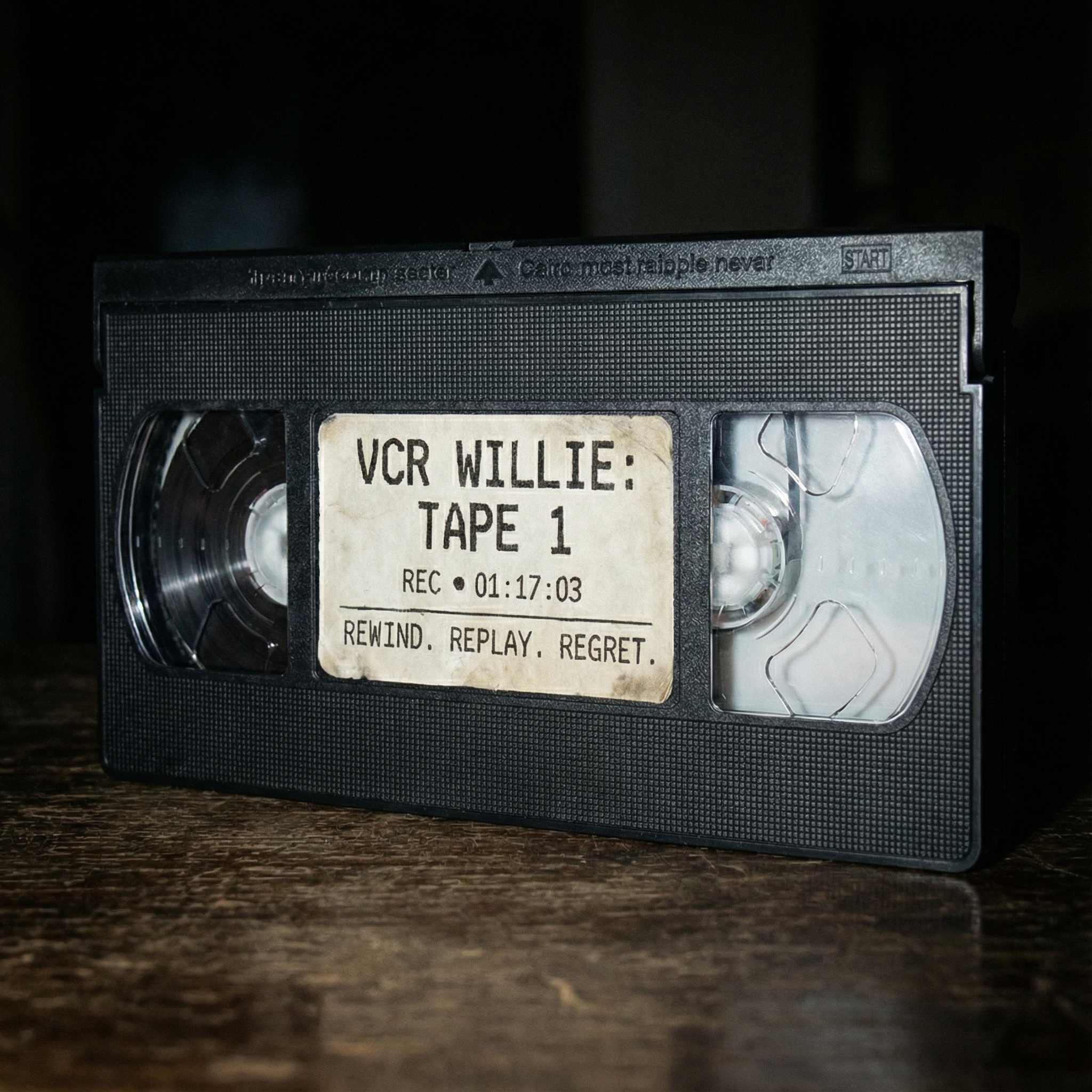 VCR Willie VHS tape - limited edition analog horror film on authentic VHS format